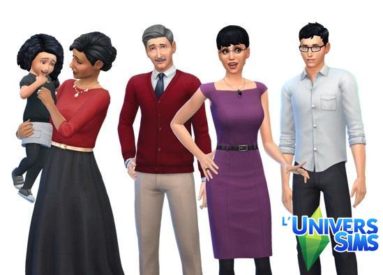 Luniversims: Gothik sims models by Dusims