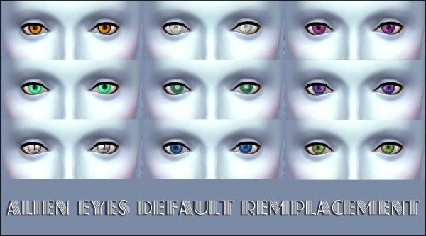  Mod The Sims: Updated default alien eyes by Simalicious