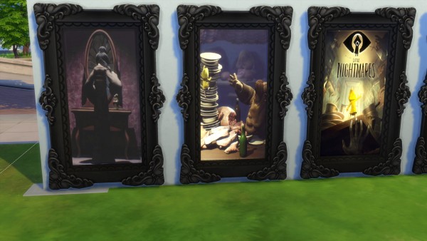  Simsworkshop: Little Nightmares Framed Paintings by ShadowEatsSkittlez