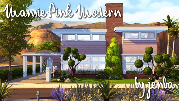 Jenba Sims: Mamie Pink Modern house