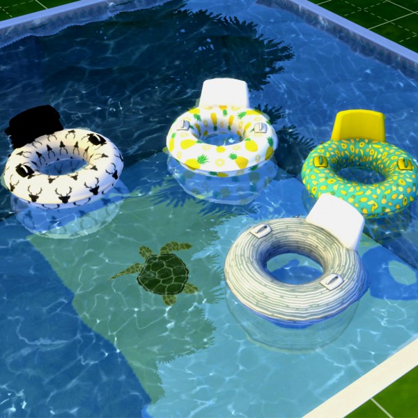 Leo 4 Sims: Pool Floats • Sims 4 Downloads