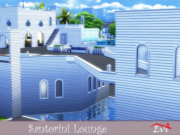  The Sims Resource: Santorini Lounge by evi