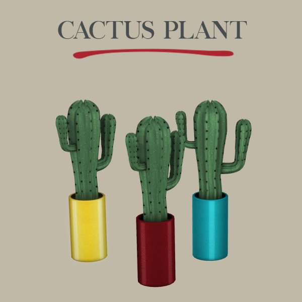  Leo 4 Sims: Cactus plant