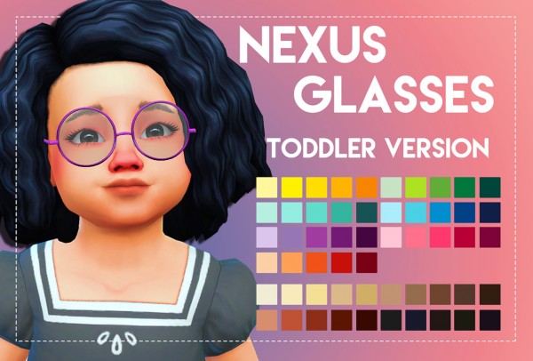  Simsworkshop: Nexus Glasses   toddlers version by Weepingsimmer