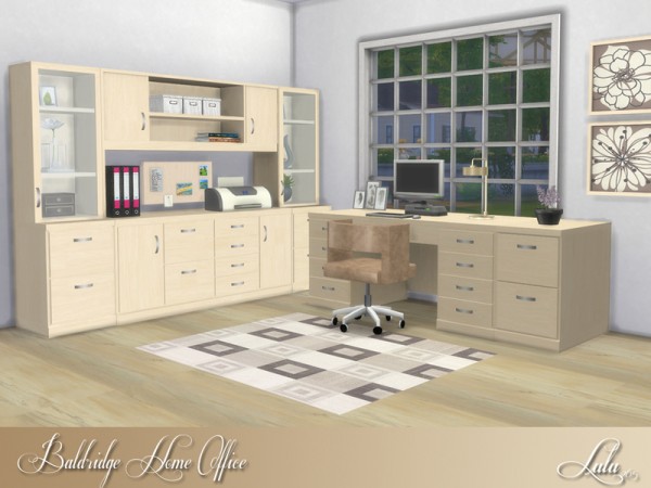  The Sims Resource: Baldridge Home Office by Lulu265