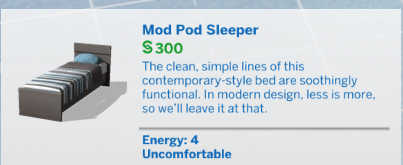  Mod The Sims: Comfortable Mod Pod Sleepers by TheFennecFox