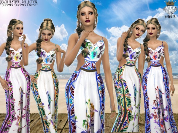  The Sims Resource: Sweet Summer Dress by MadameChvlr