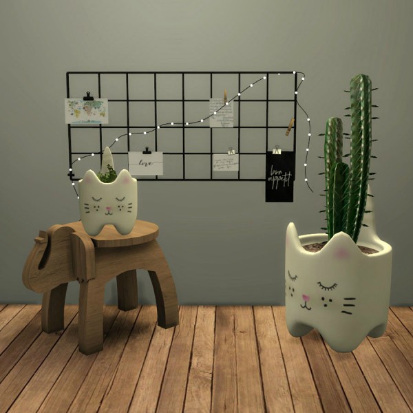  Leo 4 Sims: Cat planter