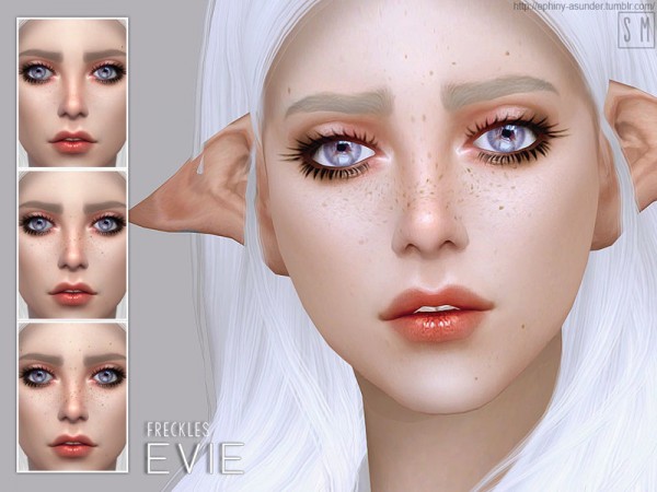 The Sims Resource: Evie Freckles by Screaming Mustard