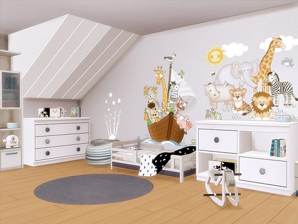  The Sims Resource: Baby Room   Wall Decals by Danuta720