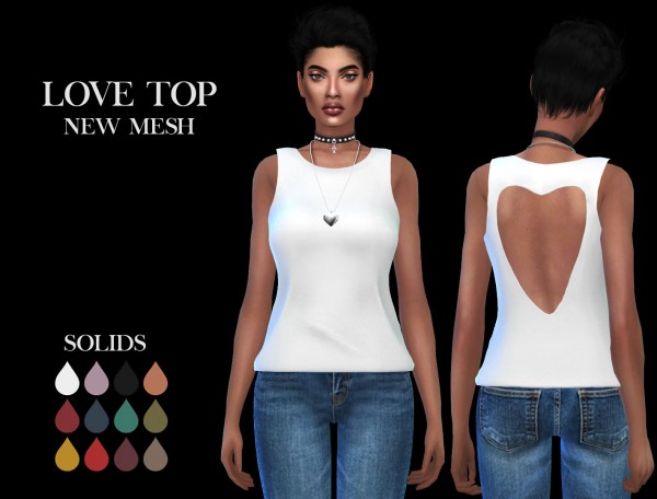  Leo 4 Sims: Love top recolored
