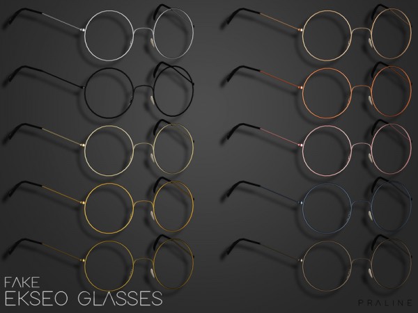 The Sims Resource: EKSEO Glasses by Pralinesims