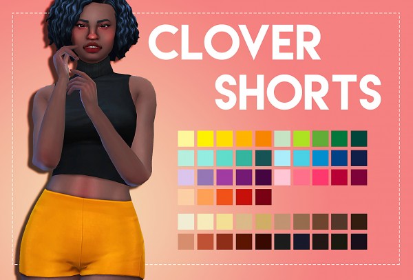 Simsworkshop: Clover Shorts by maimouth