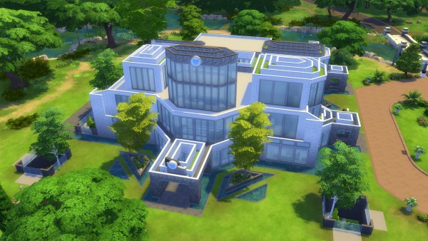  Mod The Sims: General Hospital Build (NoCC) by arcadialight