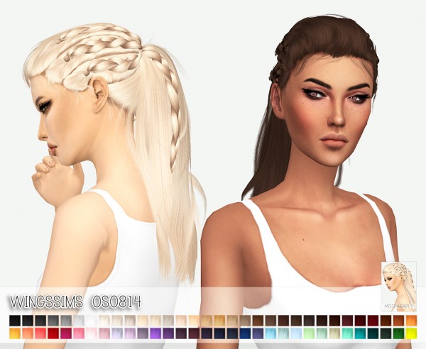  Miss Paraply: Wingssims OS0814 hairstyle retextured