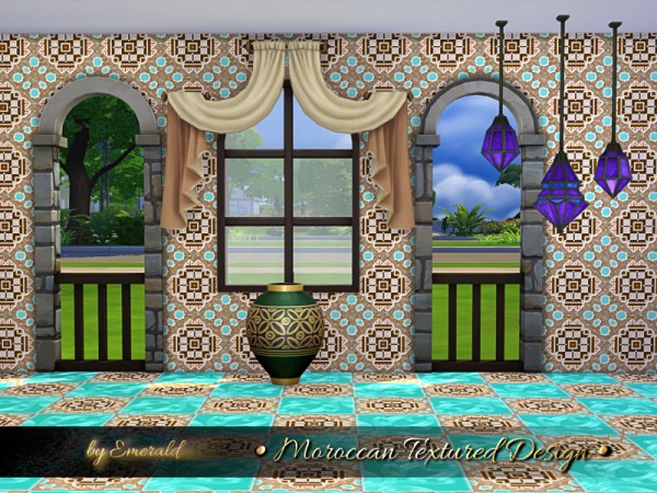  The Sims Resource: Moroccan Textured Designs by emerald