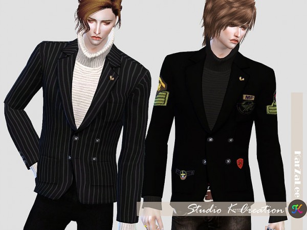 Studio K Creation: Giruto 30 Blazers Suit Jackets • Sims 4 Downloads
