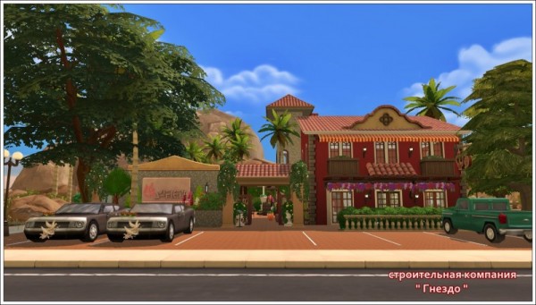  Sims 3 by Mulena: Restaurant Hot Sun