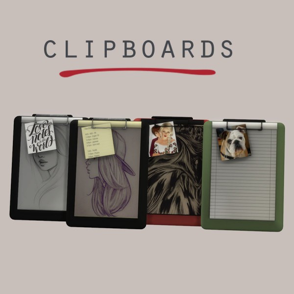  Leo 4 Sims: Clipboards