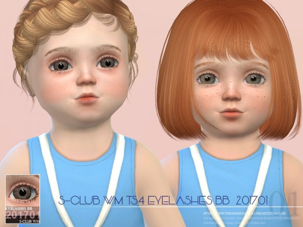  The Sims Resource: Eyelashes BB 201701 by S Club