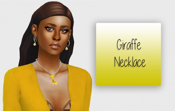 Simiracle: Giraffe Necklace for her