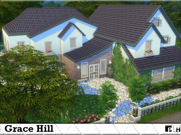  The Sims Resource: Grace Hill house by Pinkfizzzzz