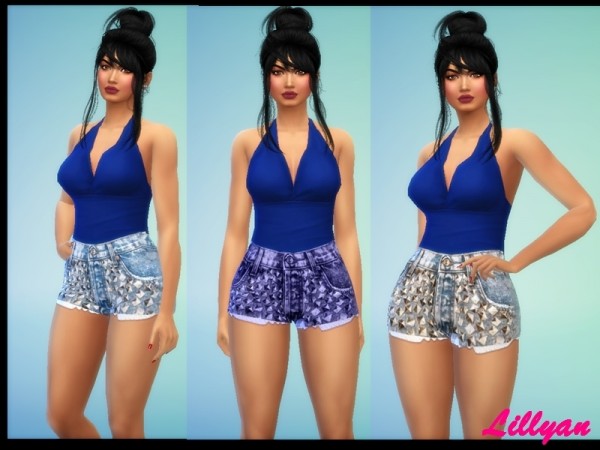  The Sims Resource: Jeans shorts by LYLLYAN