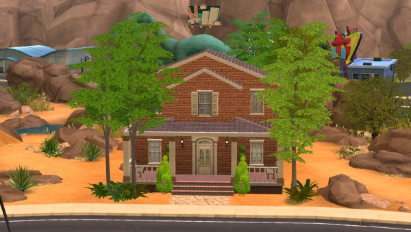  Mod The Sims: Brick house   NO CC by iSandor