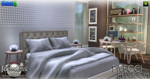  Jom Sims Creations: Divecci bedroom