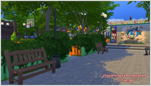  Sims 3 by Mulena: Park Sports field