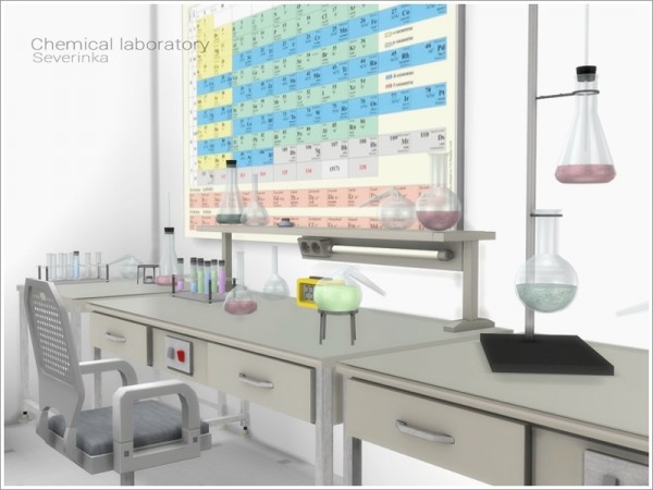  The Sims Resource: Chemical laboratory by Severinka