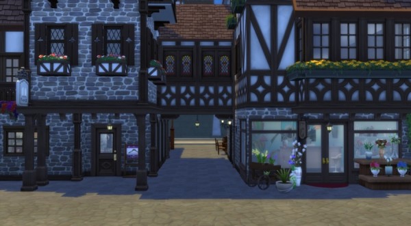 Sims Artists: Place de lHorloge: shops