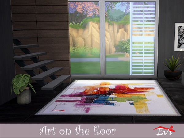  The Sims Resource: Art on the floor by evi