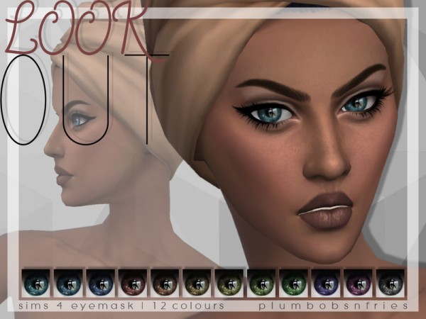  The Sims Resource: Lookut Eyes by Plumbobs n Fries