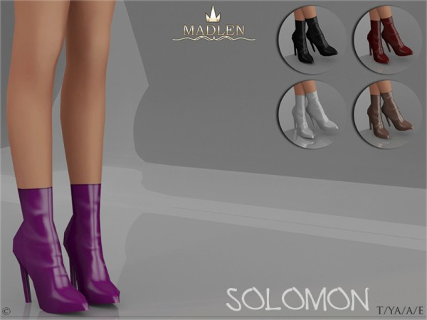  The Sims Resource: Madlen Solomon Boots by MJ96
