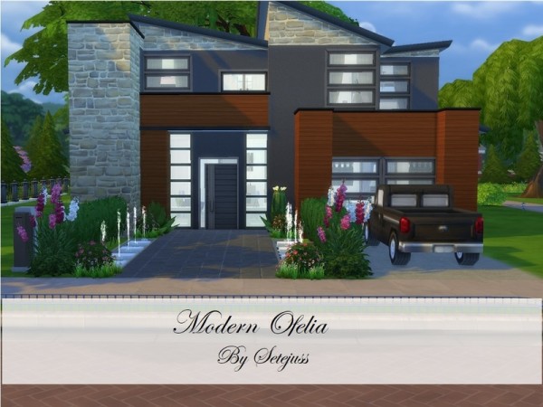  The Sims Resource: Modern Ofelia (NO CC) by setejuss