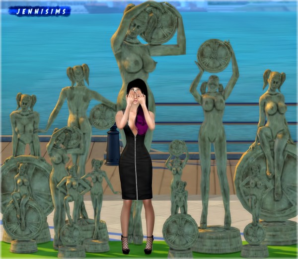 Jenni Sims: Girl Statue