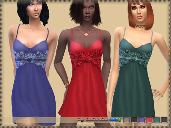  The Sims Resource: Nightie Female by bukovka