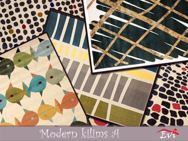  The Sims Resource: Modern Kilims A by evi