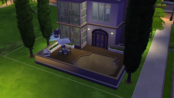  Mod The Sims: Modern manor (no CC) by iSandor