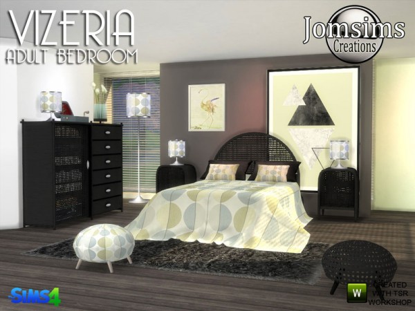  The Sims Resource: Vizeria bedroom by jomsims