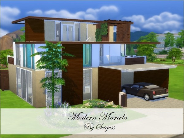  The Sims Resource: Modern Mariela (NO CC) by setejuss