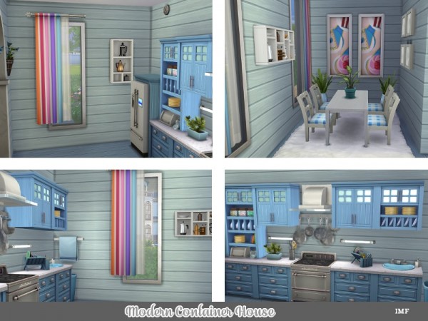  The Sims Resource: Modern Container House by IzzieMcFire