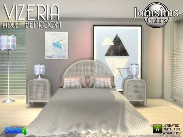  The Sims Resource: Vizeria bedroom by jomsims