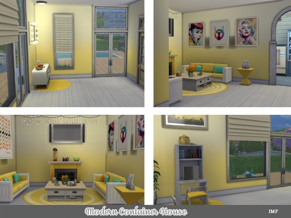  The Sims Resource: Modern Container House by IzzieMcFire