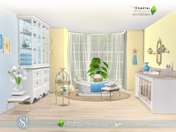  The Sims Resource: Coastal Bathroom by SIMcredible!