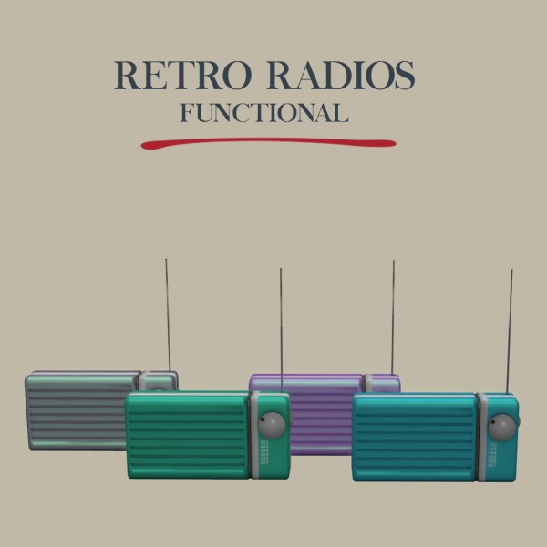  Leo 4 Sims: Retro radio