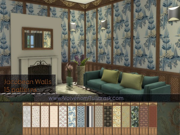  The Sims Resource: Wentworth Light Wood Walls by Volvenom