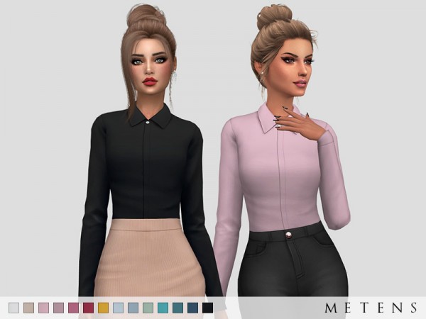  The Sims Resource: Peony Top by Metens