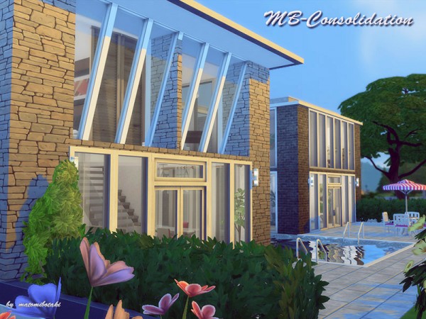  The Sims Resource: Consolidation house by matomibotaki